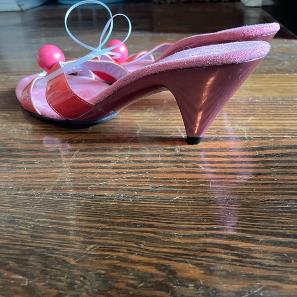 Marc Jacobs vintage pink patent and suede mules size 39 🌸💕 - Picture 3 of 6